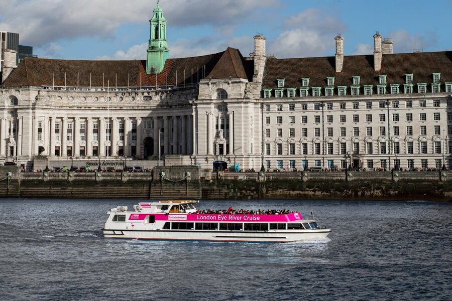 London: Thames River Cruise with Optional London Eye Ticket - Westminster and Big Ben from the river