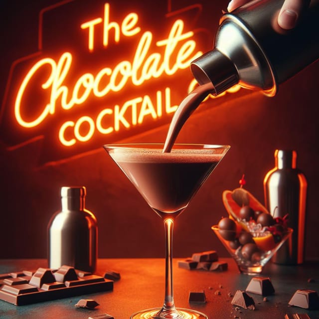London: The Chocolate Cocktail Club - Edible chocolate shots and sweet extras