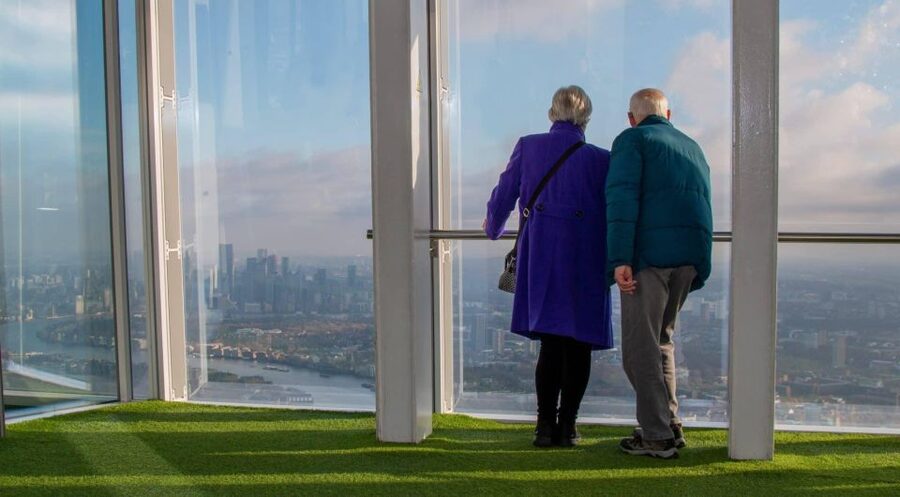London: The Shard Entry Ticket with Champagne - What the view is worth on a cloudy day
