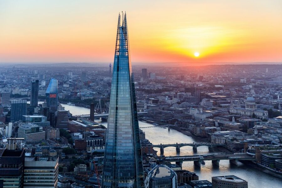 London: The View from The Shard - Level 72 and the open-air platform