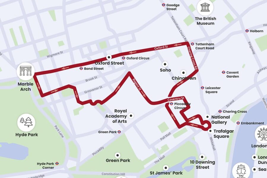 London: Tootbus Christmas Lights Tour incl walking tours - Key points before you book