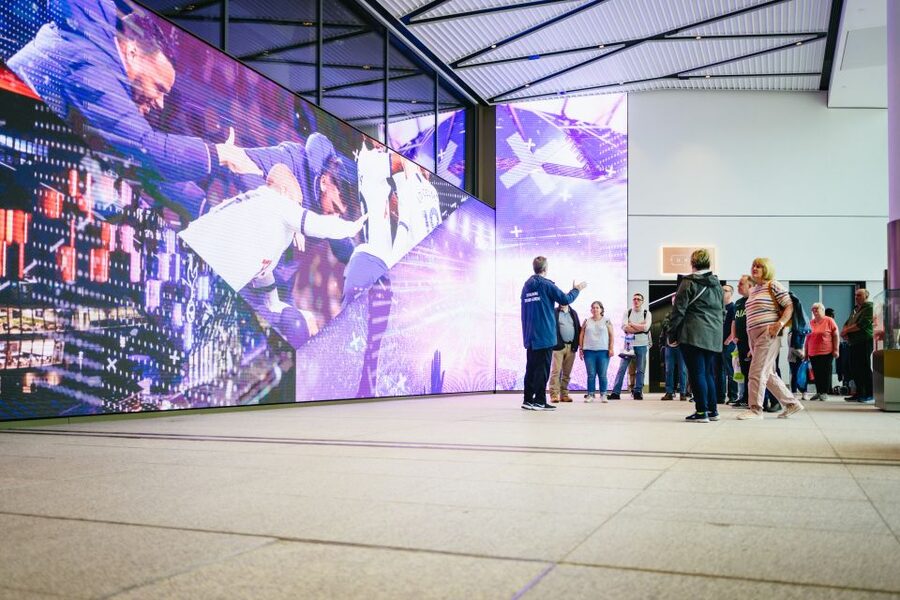 London: Tottenham Hotspur Stadium Tour - The Press Auditorium and the manager’s public role
