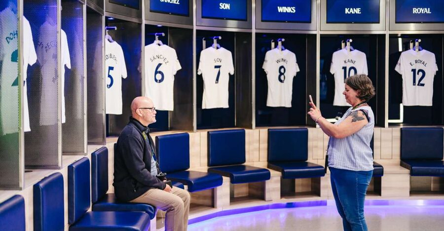 London: Tottenham Hotspur Stadium Tour - Inside the first-team changing rooms