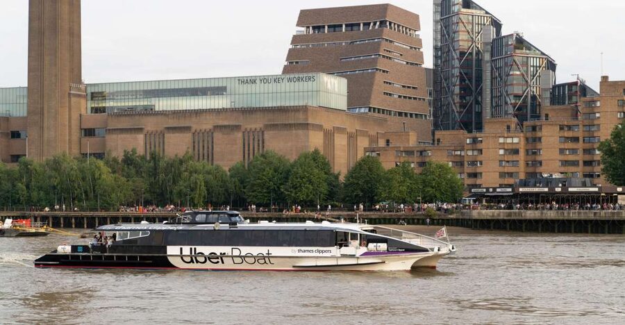 London: Uber Boat Single Trip and London Cable Car - Starting your Thames journey at the right pier