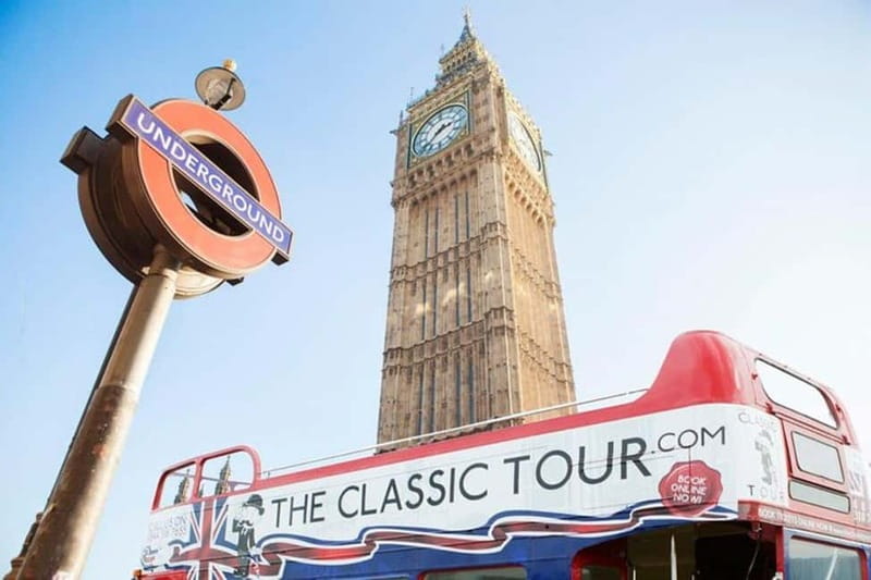 London Vintage Bus Tour: Live Comedy Sightseeing Show - What the 75-minute route is really designed to do