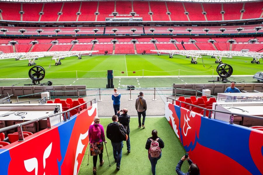 London: Wembley Stadium Guided Tour - Walking through the players’ tunnel