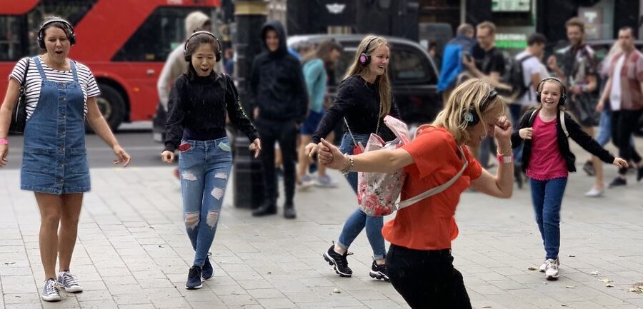 London West End Musical Silent Disco Walking Tour Top 1% - Dominion Theatre and Phoenix Theatre: the first musical steps