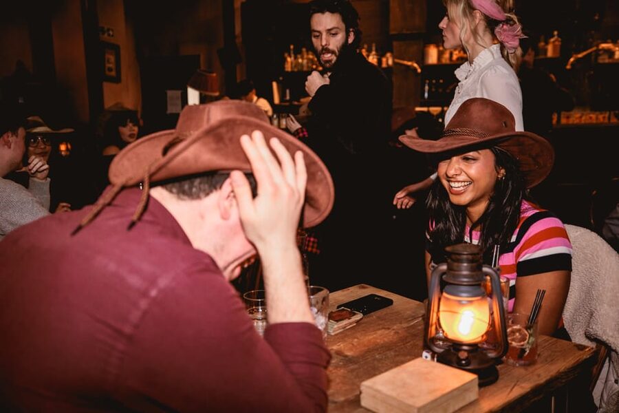 London: Wild West Saloon Immersive Cocktail Experience - Meeting the Sheriff, Clyde Cassidy, and Lady Ada