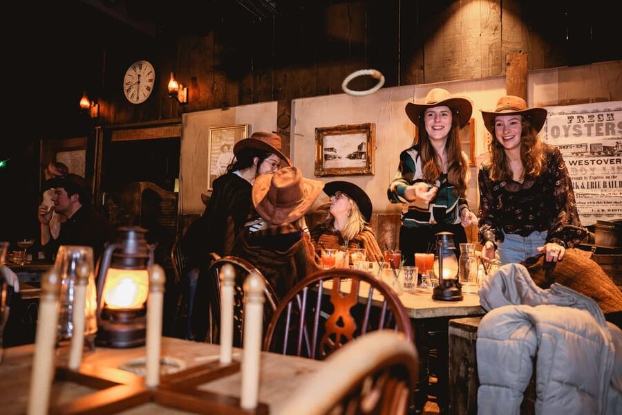 London: Wild West Saloon Immersive Cocktail Experience - Turning your bottle into three drinks