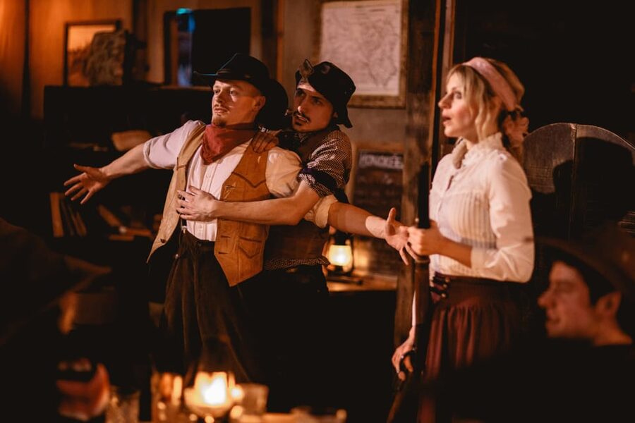 London: Wild West Saloon Immersive Cocktail Experience - A saloon set built for the story
