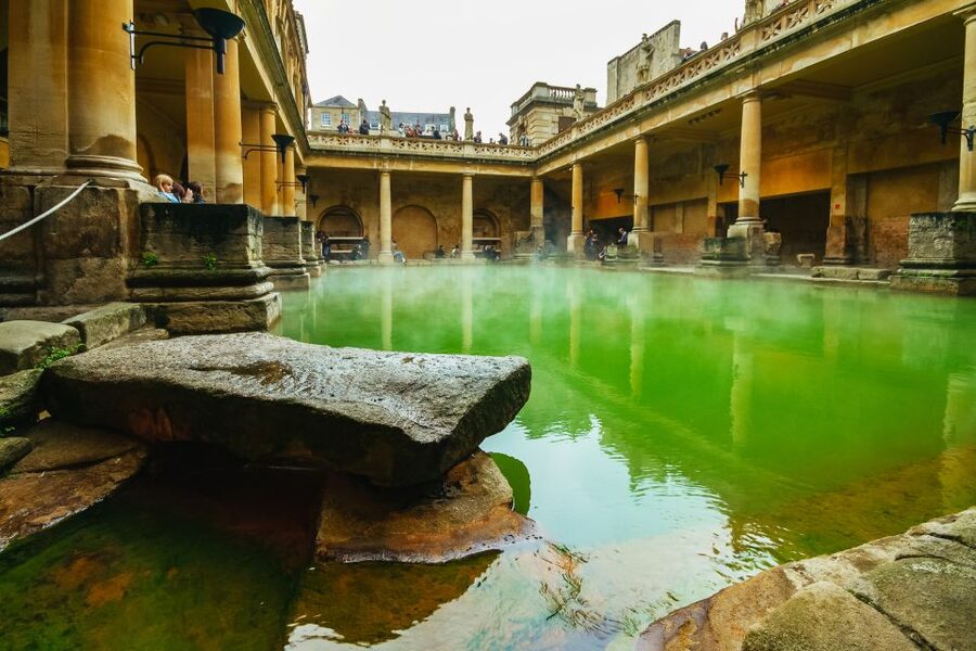 London: Windsor, Stonehenge, Bath, and Roman Baths Day Trip - The Roman Baths and Pump Room