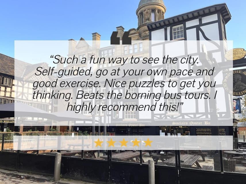 Manchester: City Walking Tour & Exploration Game - How the puzzle system works