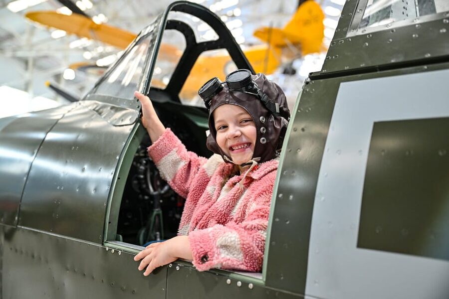 Midlands: Spitfire Cockpit Experience - Sitting inside the Spitfire replica