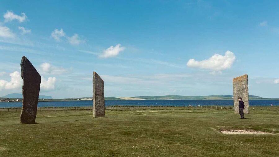 Neolithic Orkney Full Day Guided Tour - The Stones of Stenness begin the Neolithic story