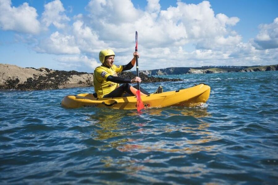 Newquay: Sea Kayaking Tour - Learning the basics before reaching the sea