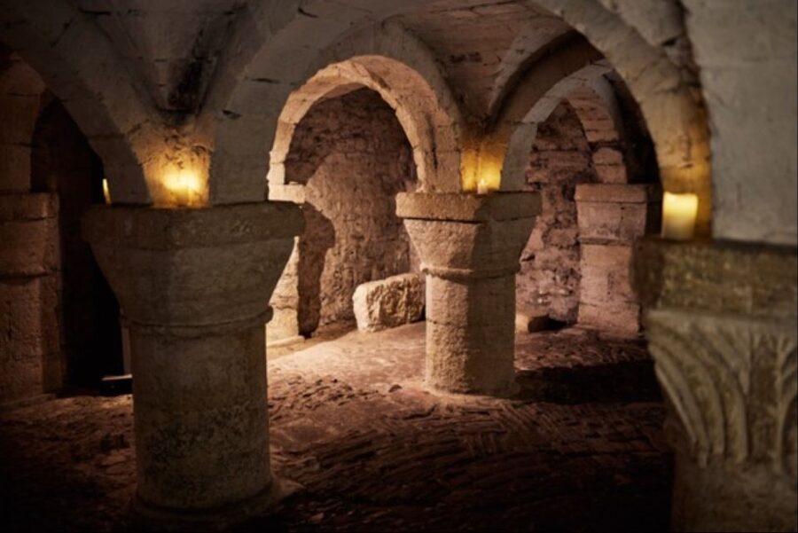 Oxford Castle and Prison: Guided Tour - Descending into the 900-year-old crypt