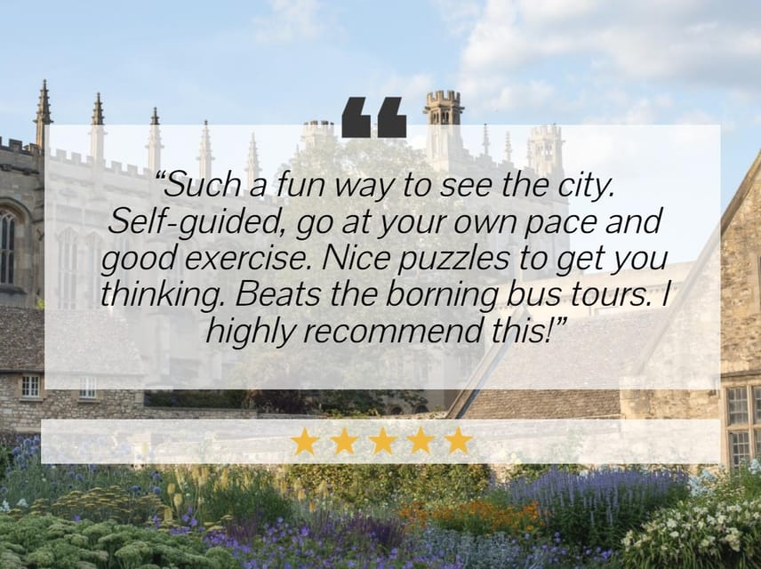 Oxford: City Tour & Exploration Game - Price, group size, and what you really get