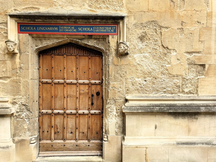 Oxford: University & City Walking Tour with Recent Graduate - St Mary’s Passage and the Narnia connection