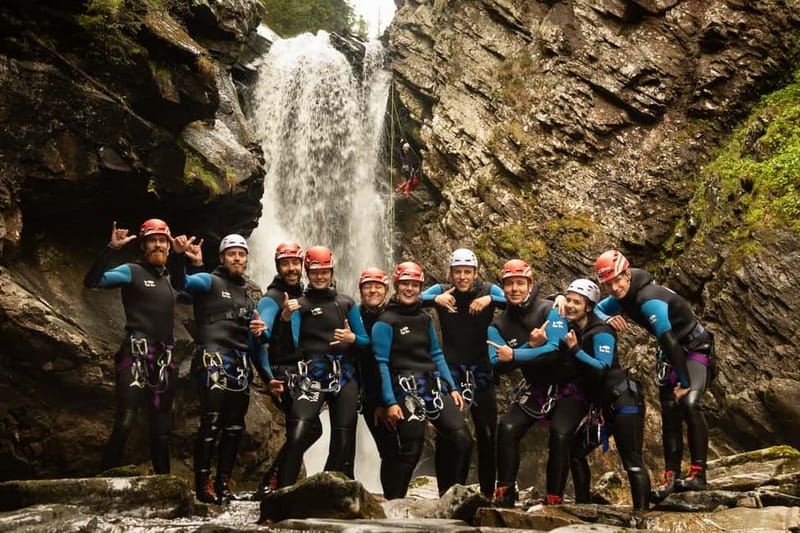 Perthshire: Discover Bruar Canyoning Experience - Learning the ropes before the first waterfall