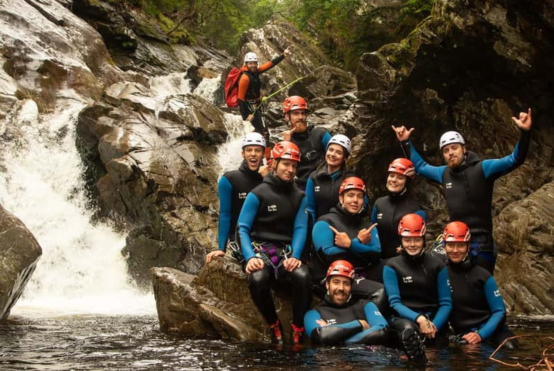 Perthshire: Discover Bruar Canyoning Experience - Getting ready at the west car park