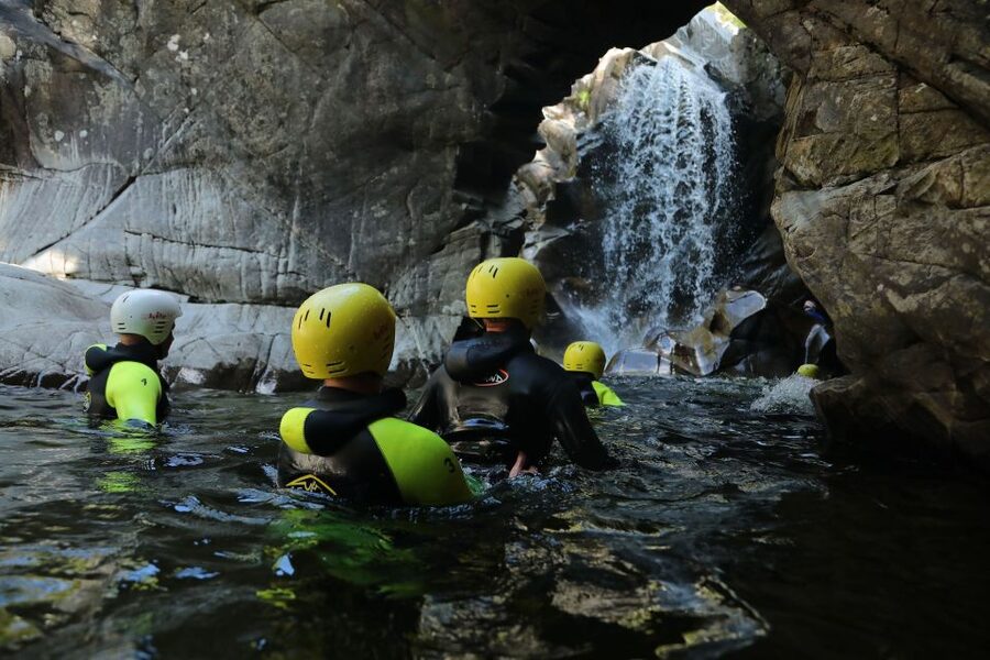 Perthshire: Gorge Walking - The guides and the value of a flexible route