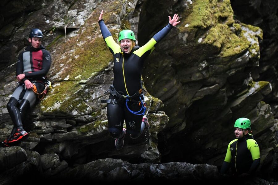 Pitlochry: Lower Falls of Bruar Guided Canyoning Experience - Arriving at Nae Limits in Ballinluig