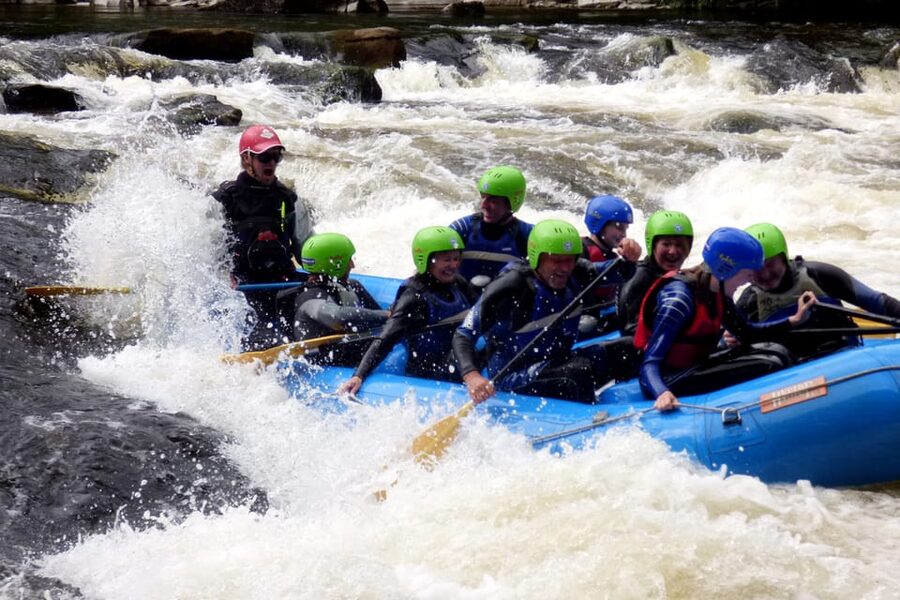 Pitlochry, Scotland: Summer White Water Rafting Tour - The 15-minute bus ride into the restricted dam area