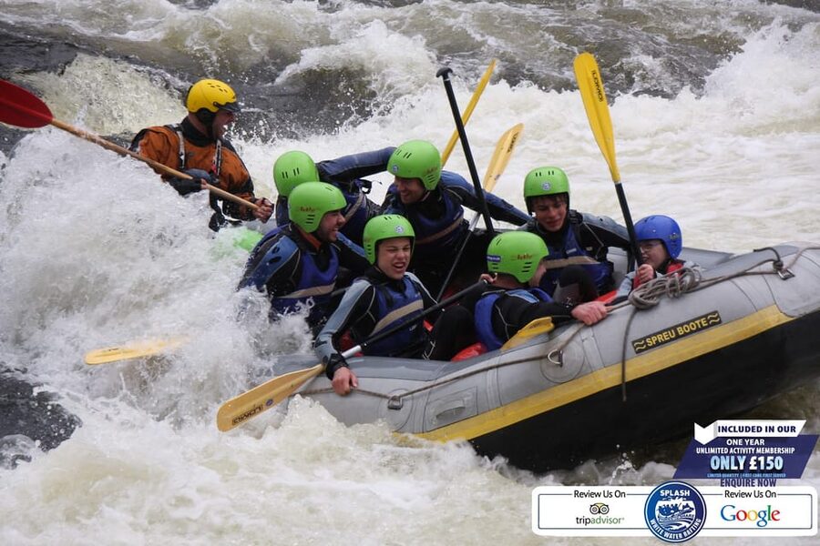 Pitlochry, Scotland: Summer White Water Rafting Tour - A gentle paddle back across the loch