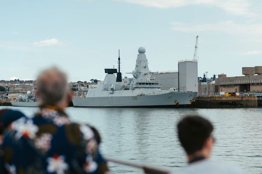 Plymouth: 1-Hour Scenic Harbour Cruise - Entering the River Tamar and the naval dockyard