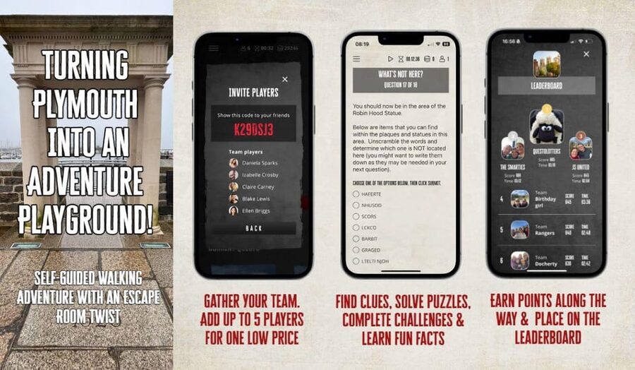 Plymouth: City Walking Tour & Exploration Game - Plymouth Hoe brings open views and local stories