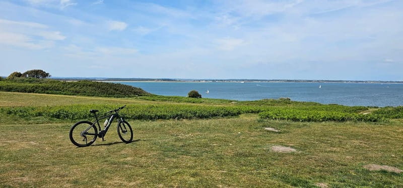 Poole: Old Harry Rocks and Corfé Castle Guided E-bike Tour - Studland beach and nature reserve