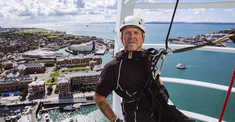 Portsmouth: Spinnaker Tower Abseiling Experience - Getting ready for the 100-meter descent