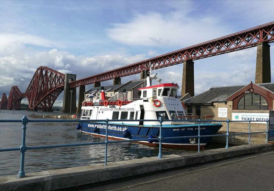 Queensferry: Maid of the Forth 1.5-Hour Sightseeing Cruise - The Forth Rail Bridge from below