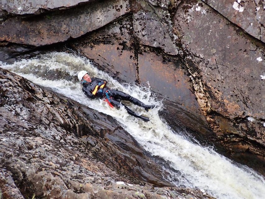 Roybridge, Lochaber: CANYONING - Laggan Canyon - The Double Waterfall Abseil