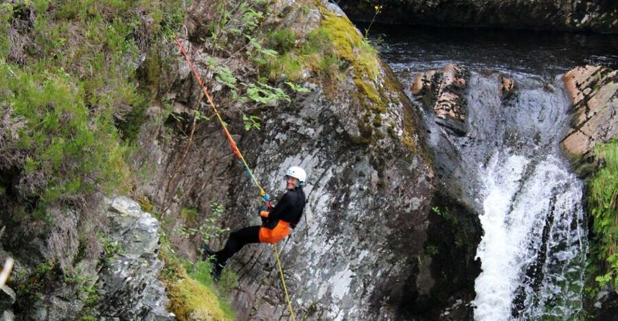 Roybridge, Lochaber: CANYONING - Laggan Canyon - Getting Ready With River Wild Adventures
