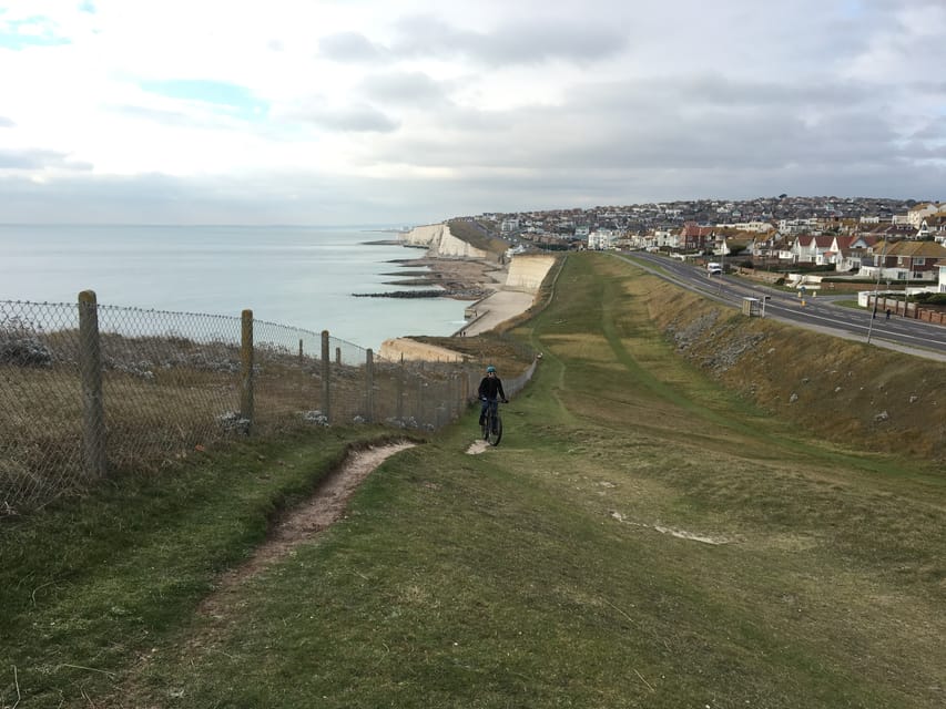 Seafront - Rottingdean, a useful pause in the ride