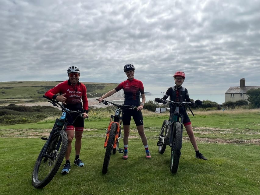 Seven Sister Coastal eBike & Drive Tour - Single-track riding in Seven Sisters Country Park