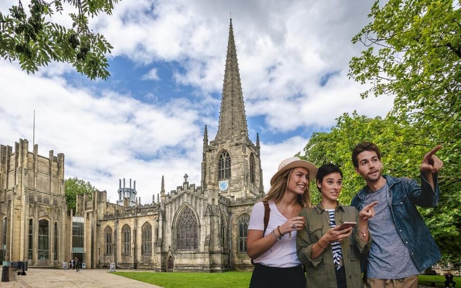 Sheffield: City Walking Tour and Exploration Game - Through Sheffield’s redeveloped city center