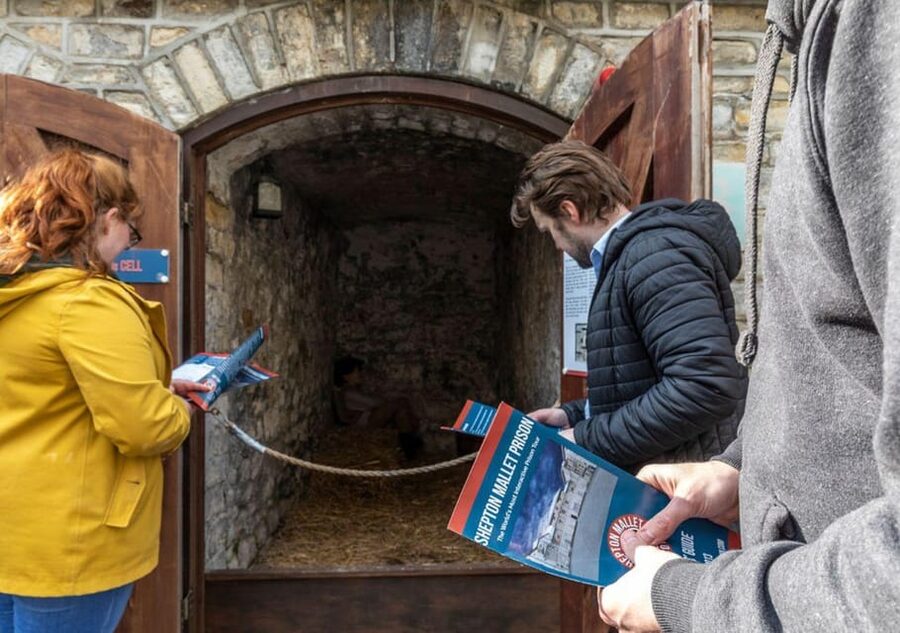 Shepton Mallet Prison: Self-Guided Tour - The exercise yard and four Victorian wings