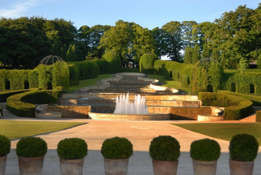 The Alnwick Garden: Entry Ticket - The formal gardens and Rose Garden reward a slow walk