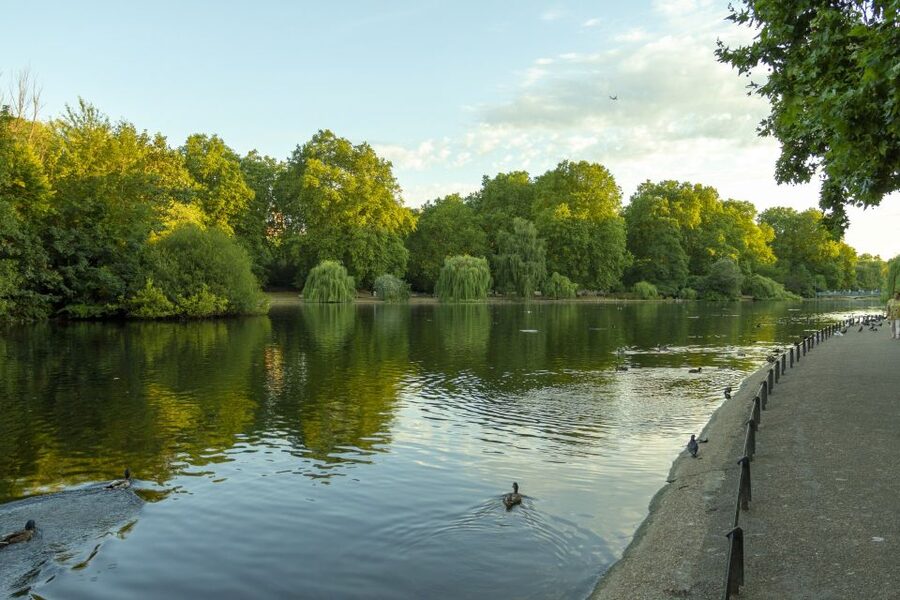 The Best Highlights of London Walking Tour & Boat Cruise - St James’s Park and the Buckingham Palace exterior