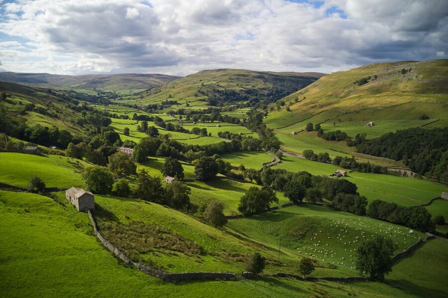 The Yorkshire Dales Tour from York - Wensleydale and the first big views