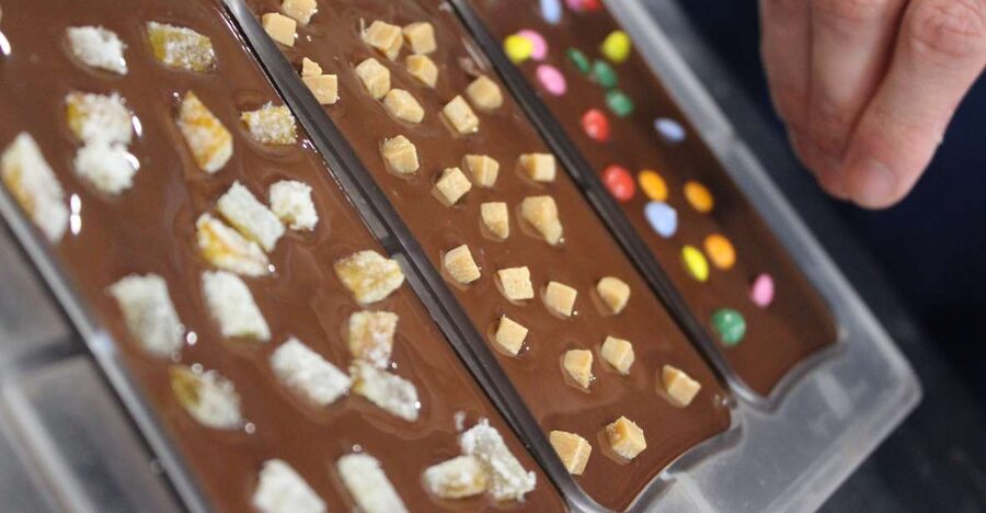 York: Chocolate Bar Making Workshop at York Cocoa Works - Flavours and toppings: the fun design stage